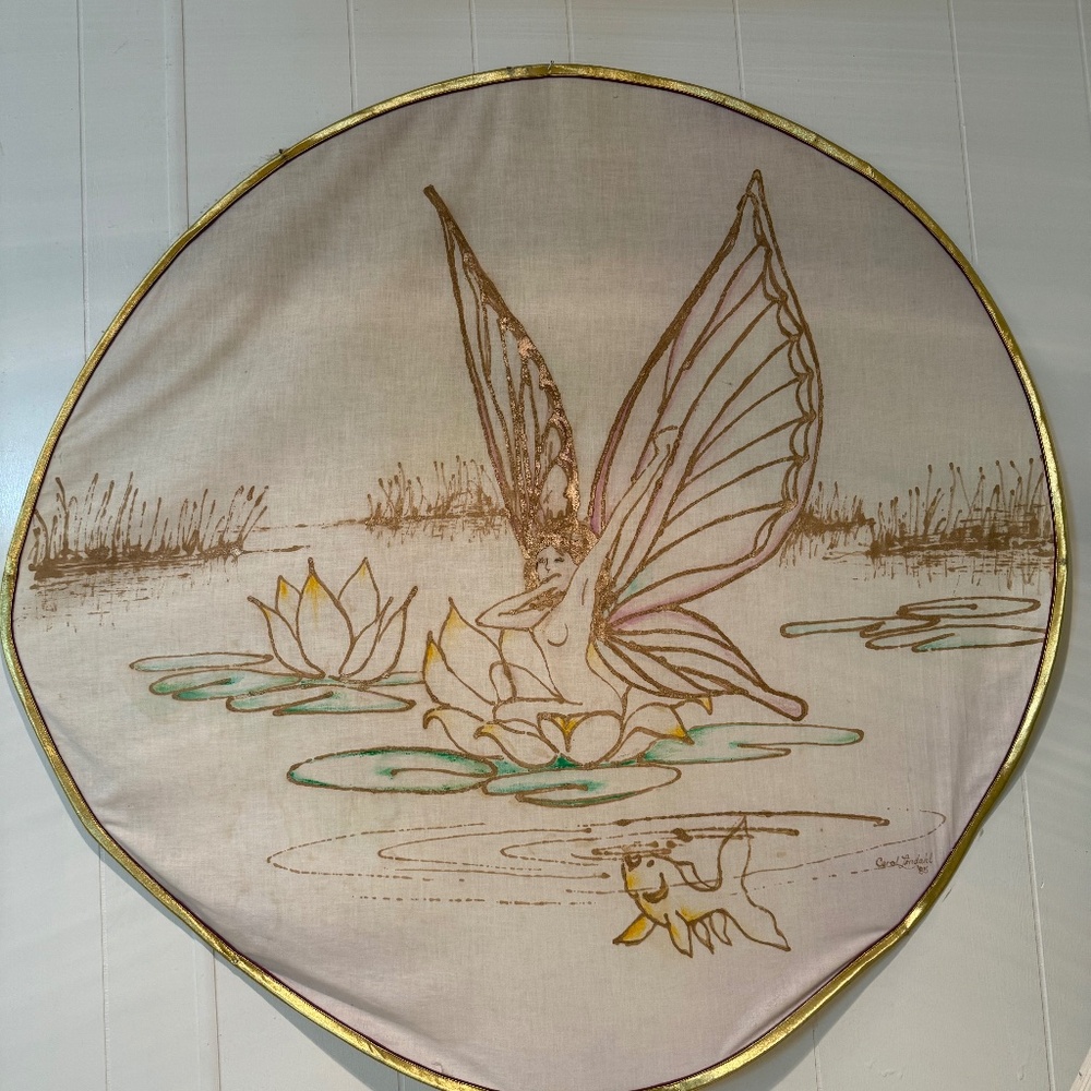 Circular fairy painting